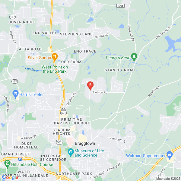 ONE OF A KIND CUSTOM CARPET CLEANING location map: 507 SUMMER STORM DR, DURHAM, NC